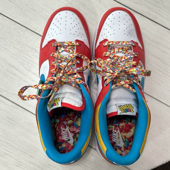 Nike dunks fruity pebbles worn very few times in good condition - Picture 4 of 8